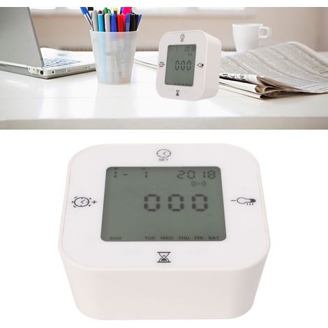 Multifunktionales Thermometer und Hygrometer mit Sprachsensor, elektronisches Thermometer und Hygrometer zur Messung von Temperatur und Luftfeuchtigkeit. (1/5)