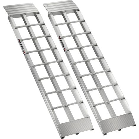 Rampes de chargement, plastique robuste, 62" L x 12" l x 6,25" H, capacité de 4000 lbs, surface antidérapante, design léger (1/5)