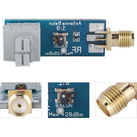 Antenne HF compacte 1:9 assemblée, faible perte d'insertion, pratique et économique pour transmissions radio. (1/5)