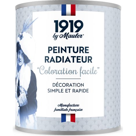 Peinture radiateur & électroménager - 0,5L Satiné Blanc - Résistance 80°C - Coloration Facile 1919 by Mauler