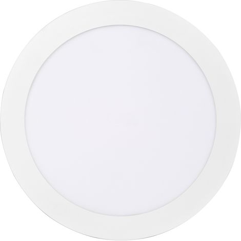 Plafonnier LED saillie 18W Rond 225mm 1350 lm 4000K Blanc neutre (1/2)