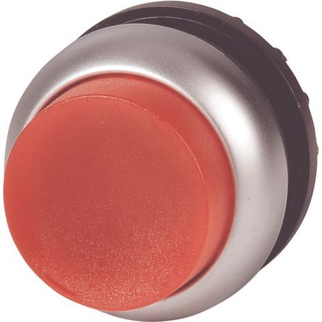 Accionamiento M22-DLH-R, botón rojo saliente iluminado con retorno automático