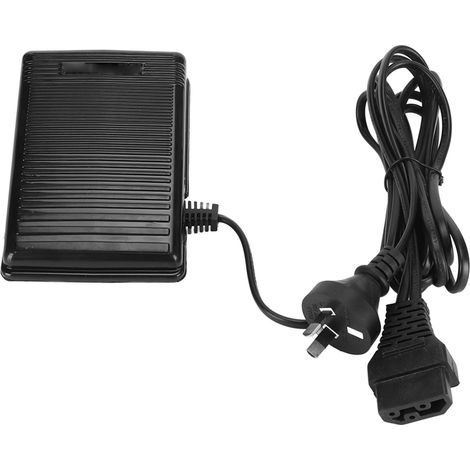 Pédale de contrôle pour machine à coudre multifonction antidérapante avec cordon d'alimentation, fiche AU 220V (1/5)