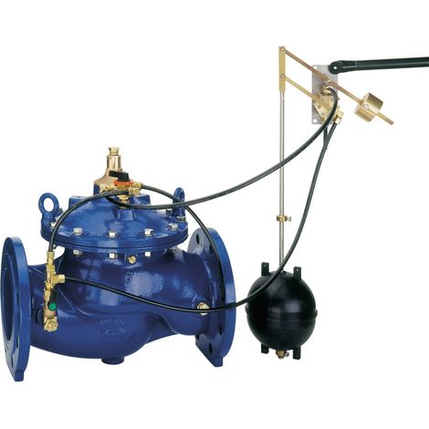 FV m. Hilfsst. FV300 GGG plvb blau A DN 200