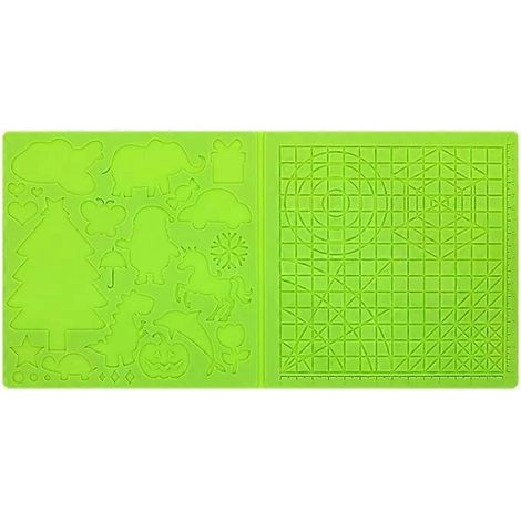Tapis de peinture en silicone vert grand format pour stylo d'impression 3D (1/2)
