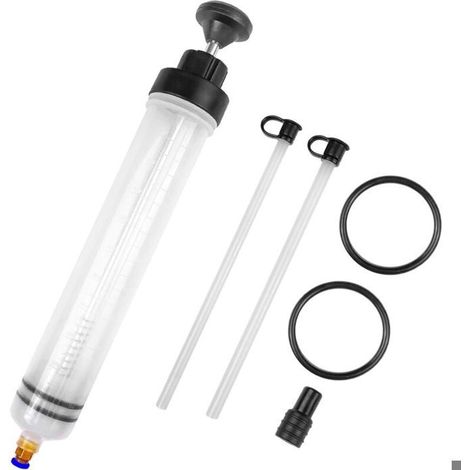 Seringue‑pompe - OKZ - 500 ml - transfert/vidange - pour huile et liquide de frein - avec tube d'extension (1/4)