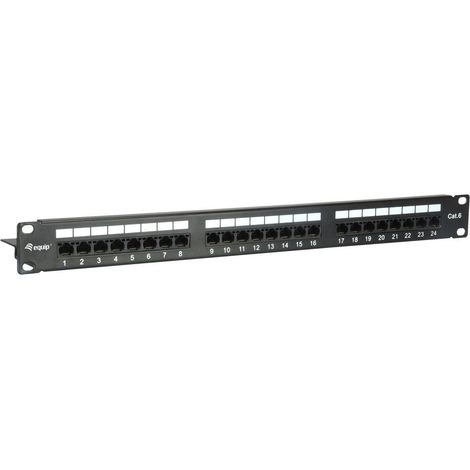 Equip 135425 Rackmontage schwarzes Panel 1U