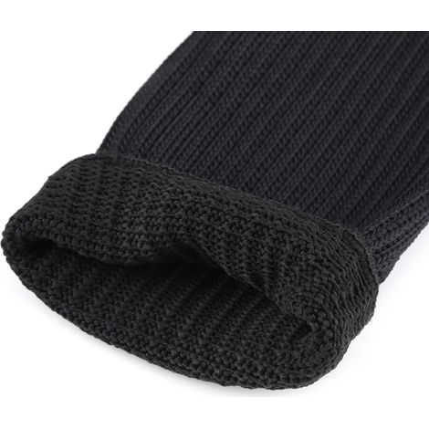 Gants en acier inoxydable résistants aux coupures, avec longs poignets pour protéger les mains, les poignets et les avant-bras. (1/5)