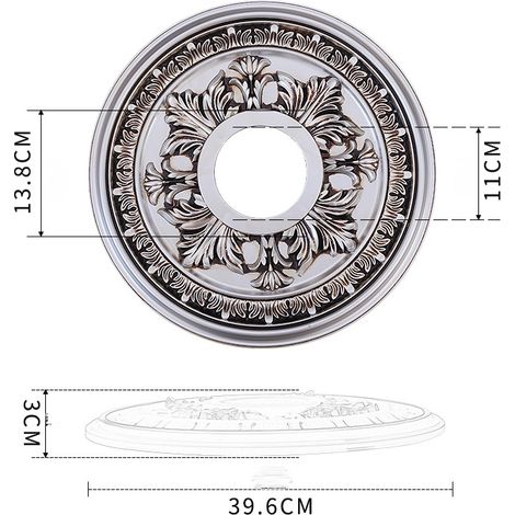 Décorations de plafond, panneaux décoratifs de plafond, disques décoratifs muraux (1/5)