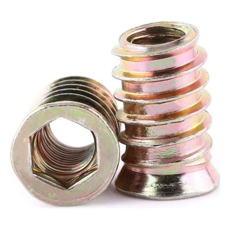 Ensemble de 20 pièces, M10 25mm kit de vis à tête plate creuse hexagonale en carbone galvanisé à filetage complet (1/5)