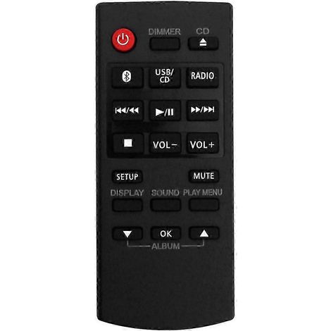 Commande à distance de remplacement N2QAYB000984 pour autoradio CD stéréo Panasonic SA-PM250 SC-PM250 SC-PM600 SC-UX104 SC-HC20 (1/5)