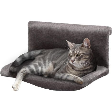 1 Lit Radiateur Pour Chat, Cadre Métal Pliable, Housse Polaire Lavable, Petit Animal (1/5)