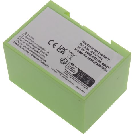 Batteria 14.4V 3400mAh 75x52x52mm robot aspirapolvere per iRobot Roomba E5 I7 J7 ABL-D1 ABL-D2 (1/5)