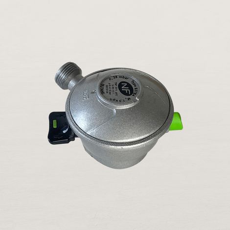 Détendeur gaz butane M20x150 – Quick On à visser – Norme NF – Sortie mâle pour bouteilles Twiny, Elfi, Malice
