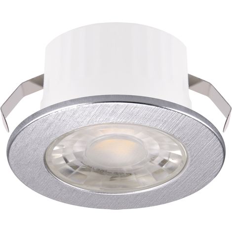 Luminaria LED decorativa plateada 3W 4100K IP44 FIN Ideus 03871 (1/2)