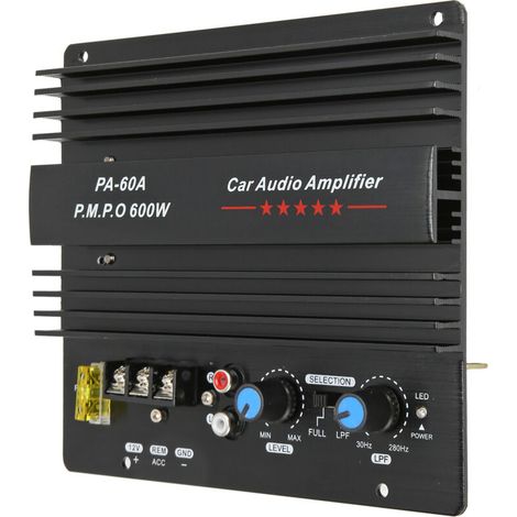 Amplificateur Voiture 600W 12V, Carte Ampli Subwoofer Puissant pour Auto avec Son Haute Performance (1/5)