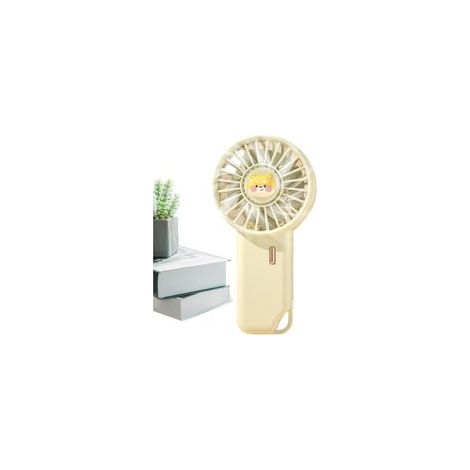 Ventilador portátil Bexdug, pequeño ventilador de mano, ventilador de bolsillo recargable de 3 velocidades, pequeño ventilador con carga USB.
