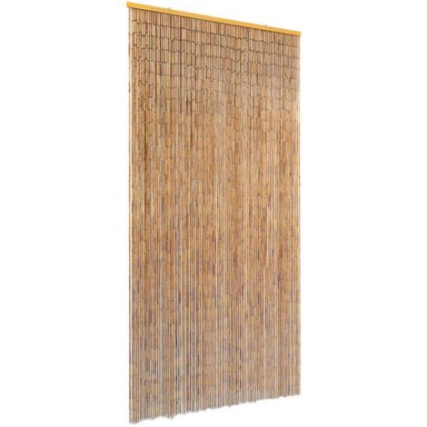 Rideau de porte contre insectes Bambou 90 x 220 cm (1/5)