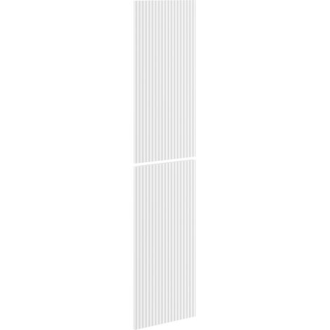 Mexen Rivel Front Rippen-Design für den Badschrankkorpus 35 x 80 cm (2 Stk.), Weiß Matt - 91A21-1600-300-2-01 (1/2)