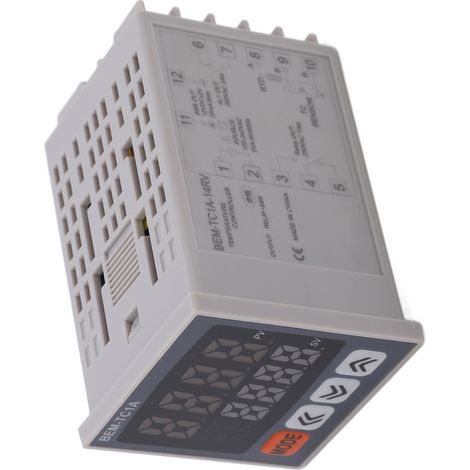 Intelligenter digitaler PID-Temperaturregler, Relaisausgang, 100-240VAC, Präzisionsthermostat BEM-TC1A-14RV, universeller Heizungsregler. (1/5)