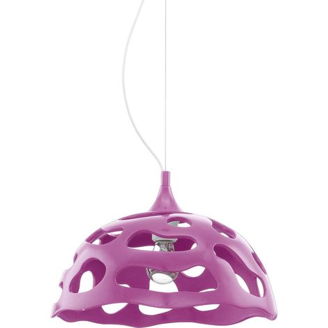 Pendellampe Hängeleuchte Esstischlampe purple Küchenlampe, 1x E27, DxH 38x110 cm, Eglo 92956 (1/5)