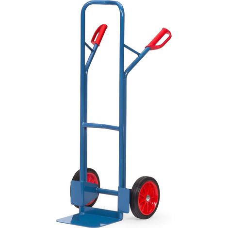Fetra Stahlrohrkarre Höhe 1300 mm, Schaufel 250x320mm Vollgummibereifung (1/3)