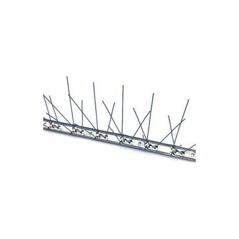 DISSUASORE P/VOLATILI BASE INOX 100CM 80 SPILLI AISI 204 Q.TA 25