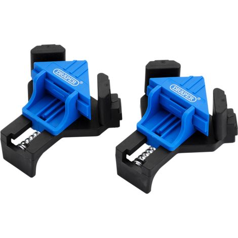 Draper 90-Degree Corner Clamp Set (Pack of 2) – Heavy-Duty Aluminum Corner Clamps for Woodworking and DIY Projects