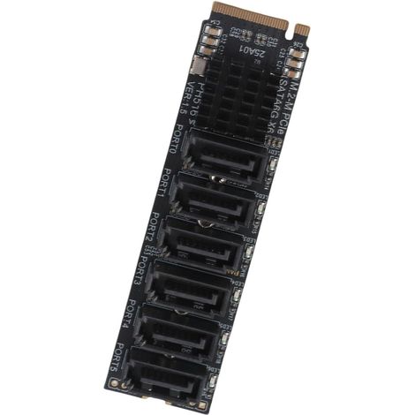 M.2 to III PCIe Gen3 X4 Adapter Card ASM1166 (1/5)