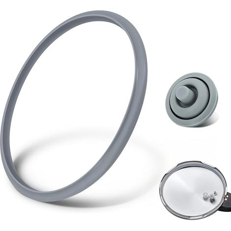 Silicone Pressure Cooker Gasket 22 cm – Replacement Sealing Perfect/Silit, Universal Pressure Cooker Gasket, Cooking Signal Gasket, Compatible with 3/4.5/6.5/8.5 L (1/5)