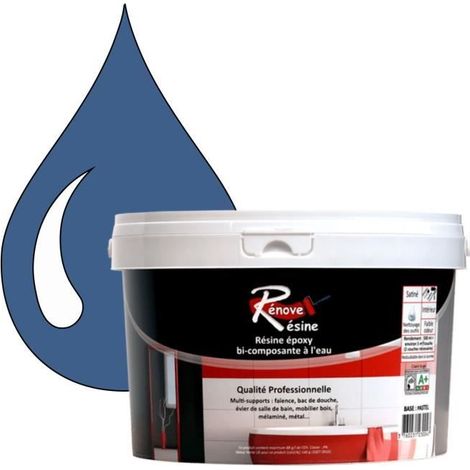 Peinture Résine 0.5L - RAL 5007 - Bleu brillant - Finition brillante - Multi-supports (1/4)