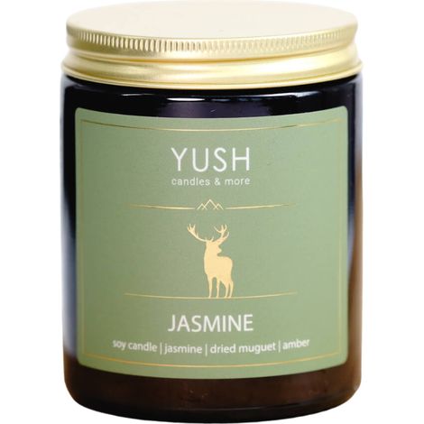 Gelsomino - candela di soia profumata al gelsomino - yush - 180 ml (1/5)