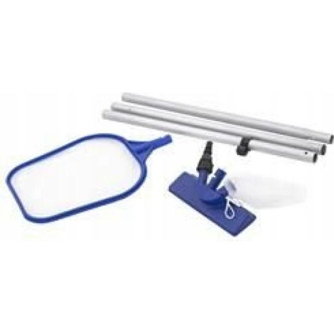 Bestway 58013 Kit de nettoyage piscine argenté et noir (1/3)