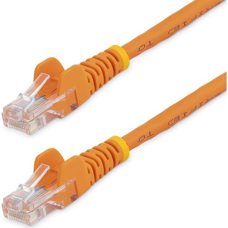StarTech.com Cavo di rete CAT 5e - Cavo Patch Ethernet RJ45 UTP Arancio da 2m antigroviglio (1/4)