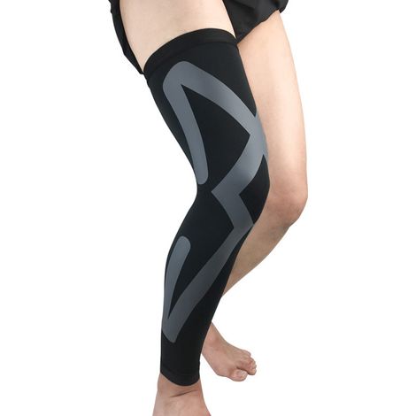 Genouillères - Compression 3D Respirant - Pour Course Basket Football Tennis - Taille Unique (1/5)