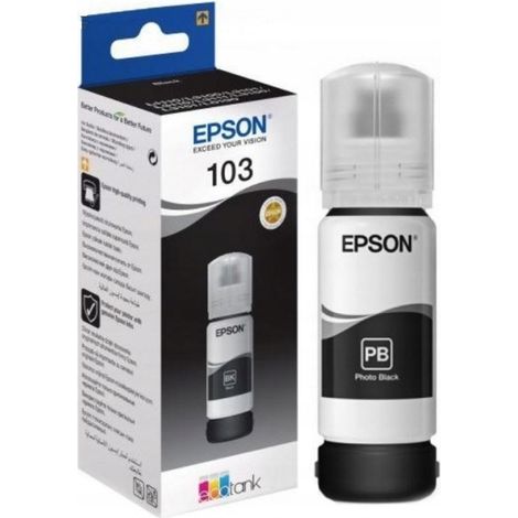 Epson 103 EcoTank (C13T00S14A) Tintenflasche zum Nachfüllen, Schwarz