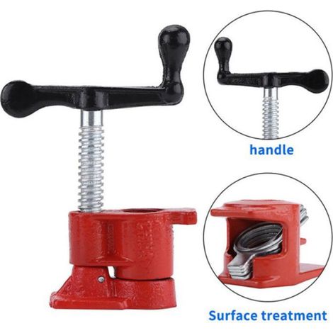 Colliers de serrage pour plomberie 3/4'' 6 minutes, colliers de serrage pour tuyaux en bois collé, colliers de serrage rapides, (1/5)