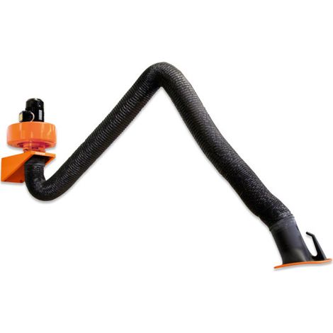 Set de ventilación Eco de 2 hasta 4 metros Set de ventilación para humos de soldadura con brazo y ventilador KEMPER                 1 x 230 V / 50 Hz - 4 m - versión con manguera