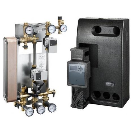 Station OV Regusol X-Duo 25-B avec échangeur de chaleur et pompes Wilo-Yonos HE