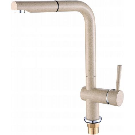 Robinet d'évier de cuisine avec bec extractible (1/2)