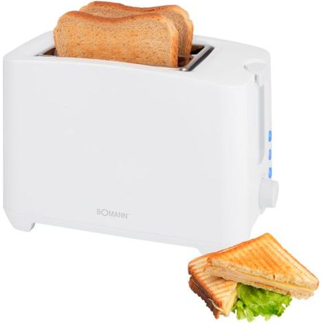Bomann TA 6065 CB weiß 2 Scheiben Toaster (1/5)