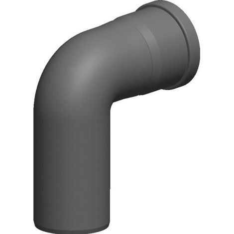 Coude 87° conduit d'échappement Ø 80 mm