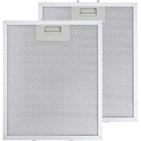 Stück 305 x 267 mm Dunstabzugshaubenfilter für AEG Dunstabzugshauben, weiß, großes Ölauffangvolumen, hohe Hitzebeständigkeit, 5-lagiges Ersatzteil