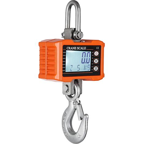 Eosnow Scala di impiccagione digitale 1000 kg/ 2204 libbre Portable Heavy Duty Duty Duty LCD Backlight Industrial Hook Scape Cambia (1/5)