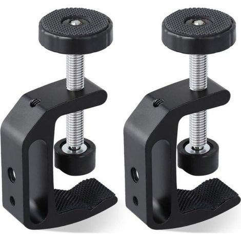 Pince En C - Alliage D Aluminium - Ouverture Max 5 Cm - Pour Bricolage Bois Et Métal - 2 Pièces (1/4)