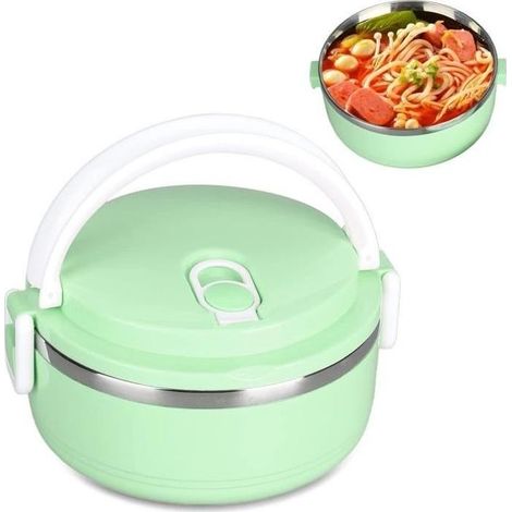 (Vert)Boîte isotherme - Noname - 700ML - Acier inoxydable - Vert - Design ergonomique (1/4)
