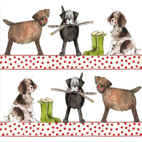 C174 Country Dogs Tassenuntersetzer