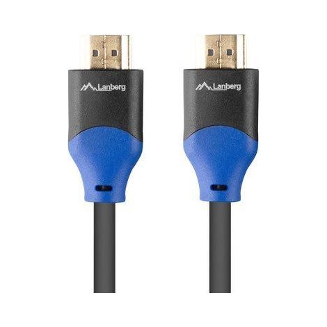 Câble HDMI Lanberg M/M v2.0 4K, cuivre intégral, 1,8 m, boîte noire