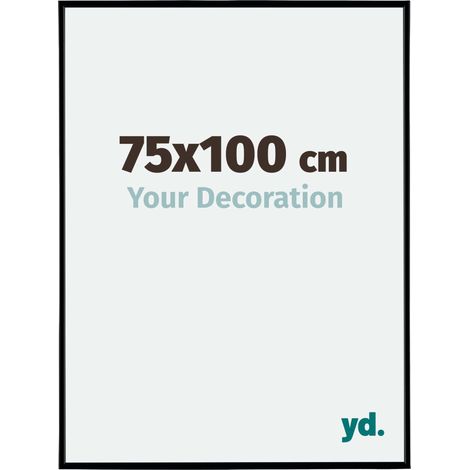 yd. - Cadre photo 75x100 - Noir Mat - Plastique - Evry