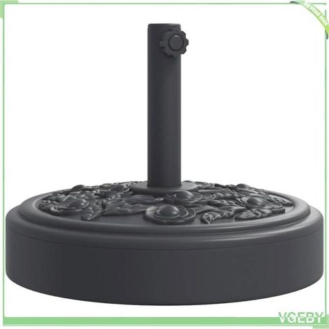 Base de parasol - FAFEICY - Motifs floraux - 25 kg - Rond - Ø38/48 mm (1/5)